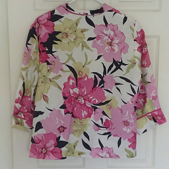 Silk Open Front Jacket - Picture 4 of 8